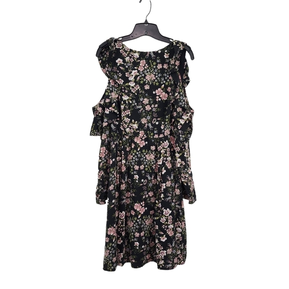Strut & Bolt Women's Floral Open Back Tiered Dress - L - Picture 1 of 7
